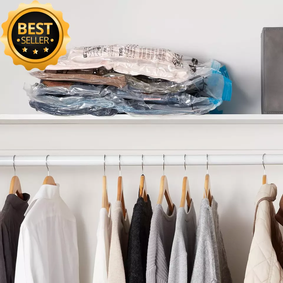 Medium 5 Pack Reusable Vacuum Storage Bag