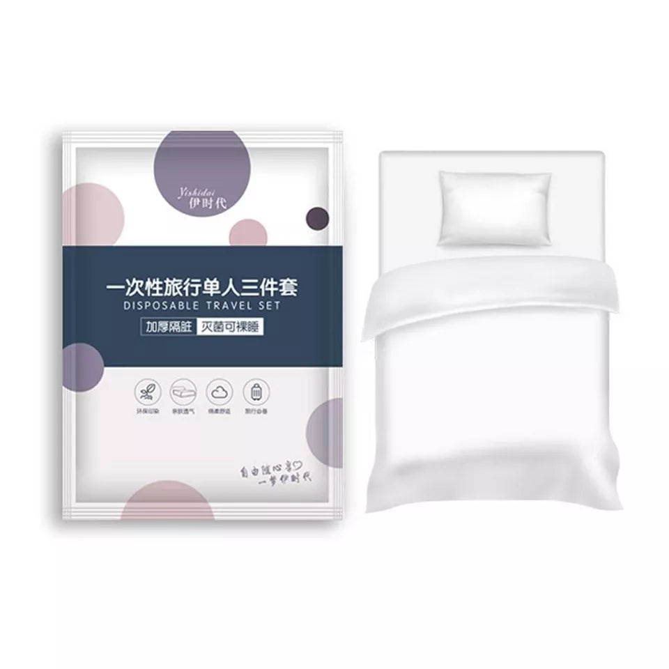 3 / 4-Piece Disposable Bed Sheet Non-Woven Isolation Sheets Travel