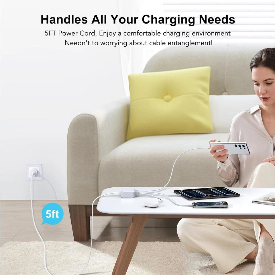 100W Portable Charging Station Hub