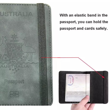 Premium RFID Leather Secure ID Wallet Case