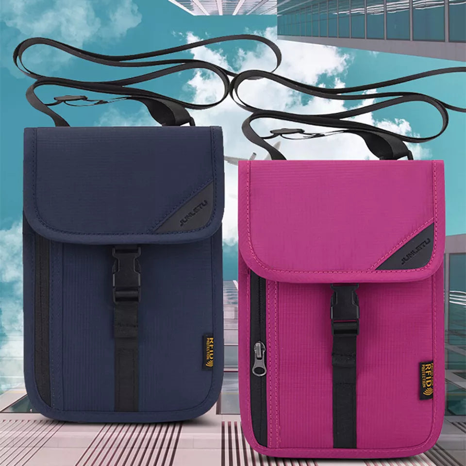 Waterproof RFID Blocking Security Travel Pouch Wallet