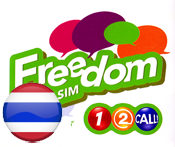 AIS 1-2-Call Freedom Thai SIM card