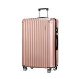 Wanderlite 28'' Luggage Travel Suitcase Set TSA Carry On Hard Case Rose Gold