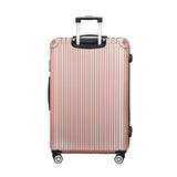 Wanderlite 28'' Luggage Travel Suitcase Set TSA Carry On Hard Case Rose Gold