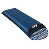 Weisshorn Sleeping Bag Single Thermal Camping Hiking Tent Blue