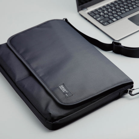 15.6/16 inch Laptop Sleeve Padded Shoulder Bag Travel Carry Case LATO BLACK