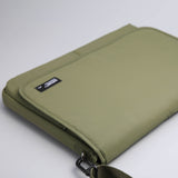 15.6/16 inch Laptop Sleeve Padded Shoulder Bag Travel Carry Case LATO KHAKI