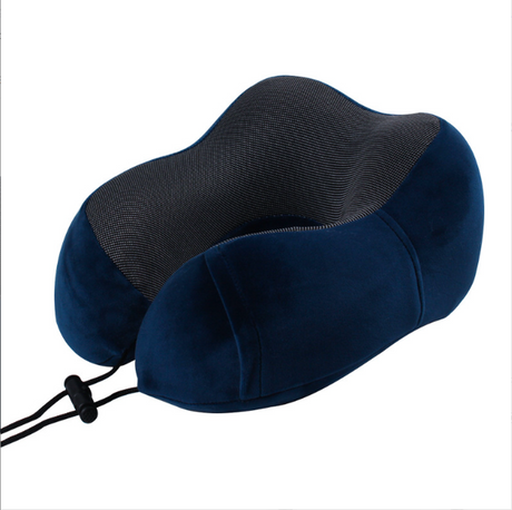 U-shaped Travel Memory Foam Rebound Pillow Sleeping Pad Neck Support Headrest