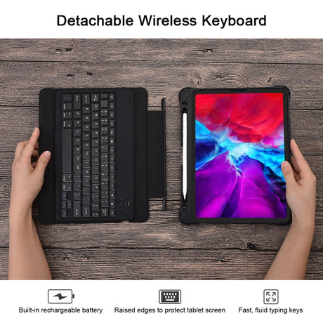 CHOETECH BH-015 Bluetooth Keyboard with Touchpad and Backlight for iPad Pro 12.9 &quot; (Black)