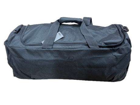 48 Litre FIB Sports Duffle Bag - Versatile and Durable Canvas Travel Companion in Black
