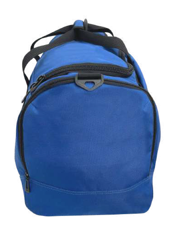 48 Litre FIB Sports Duffle Bag Duffel Gym Canvas Travel Foldable - Blue