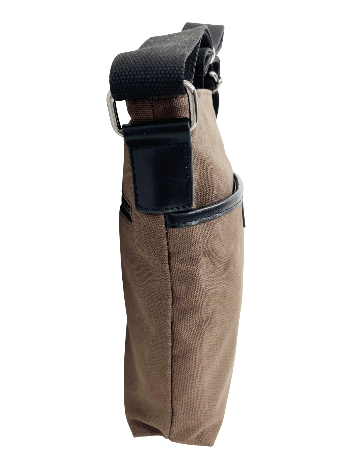 FIB Byron Canvas Sling Bag Shoulder Travel - Brown