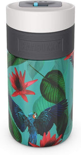 Kambukka Etna Travel Mug Vacuum Insulated 300ml Raspberry 3 in 1 lid - Snapclean