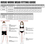 HUSKI Miner Hi Vis Waterproof Jacket Industrial Workwear Reflective 918015 - 3XL (117cm)