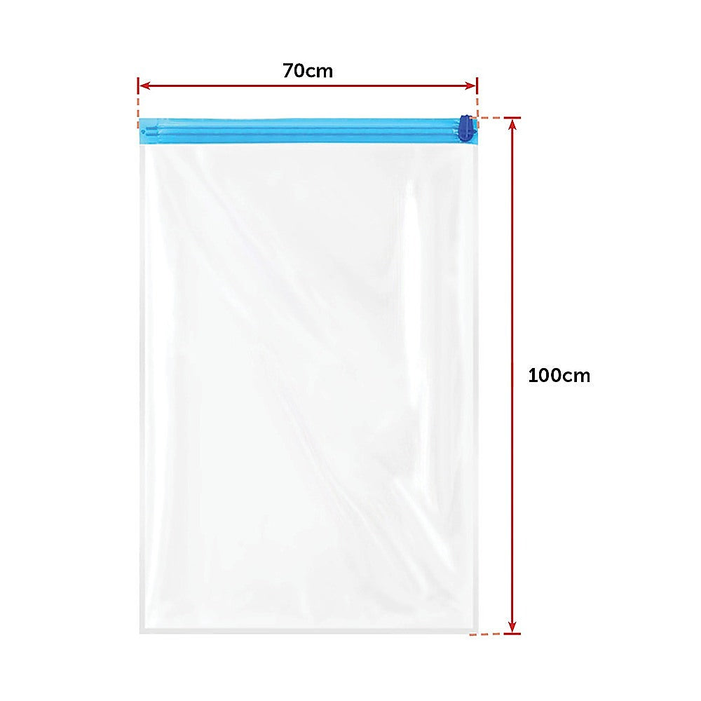Vacuum Bags x12 | Compact Clothing Storage Space Saver for Travel