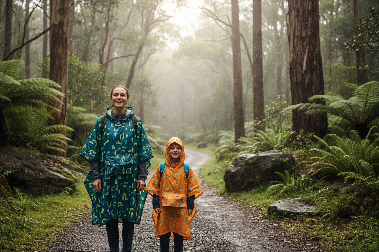 Lightweight & Stylish Rain Ponchos for All Ages – Stay Dry Anywhere!