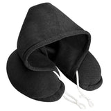 Hooded Memory Foam Travel Neck Pillow - Ultimate Comfort for Travelers