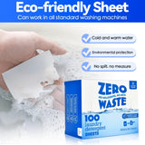 25 Laundry Detergent Eco-friendly Washing Sheets