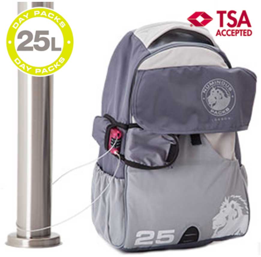 Numinous GlobePacs 55L security backpack
