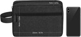 Water-Resistant Hanging Toiletry Bag – Black