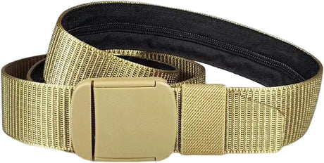 Anti-Theft Travel Belt: Secure Money Wallet with Secret Compartment
