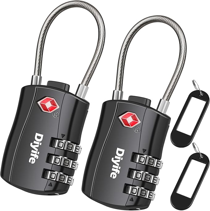 TSA Newest Approved Waterproof Travel Security Lock
