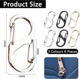 Anti-Theft Zipper Clip Locks with Carabiner – 6