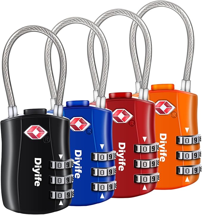 TSA Newest Approved Waterproof Travel Security Lock