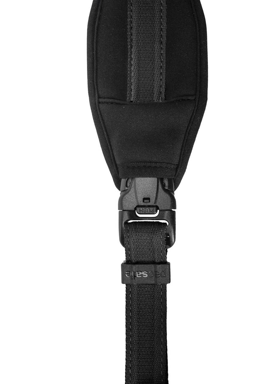 Pacsafe Carrysafe 150GII  sling shoulder strap, dual release security buckle