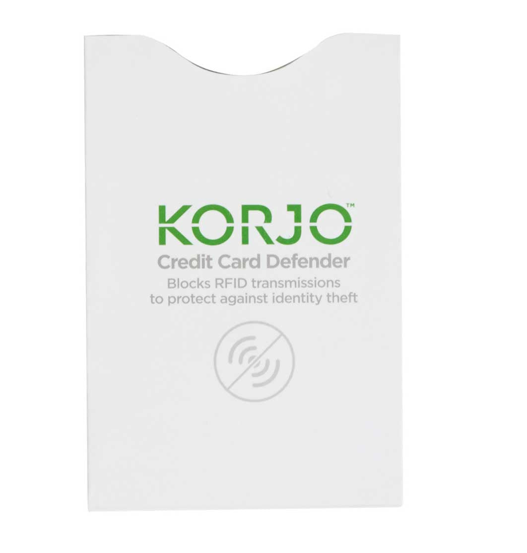 Protect your credit cards from RFID scanners with the Korjo Credit Card