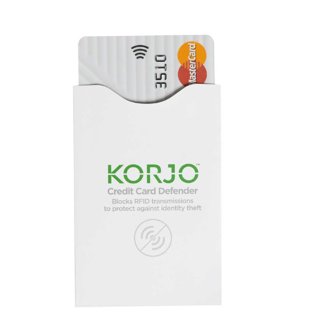 Protect your credit cards from RFID scanners with the Korjo Credit Card