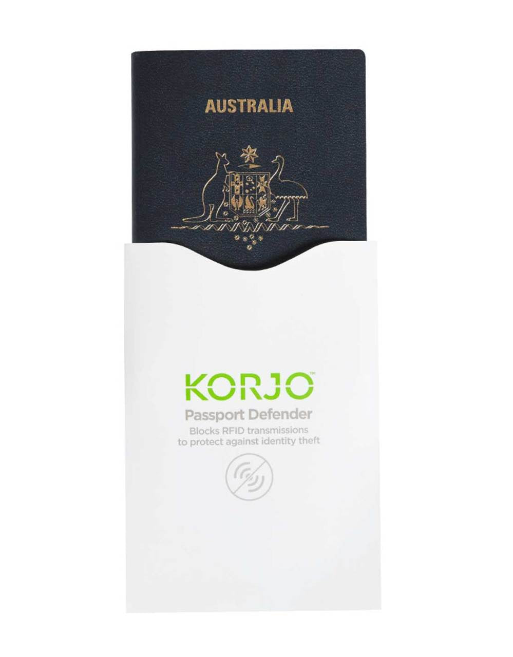 Korjo RFID Passport Defender, pack of 2