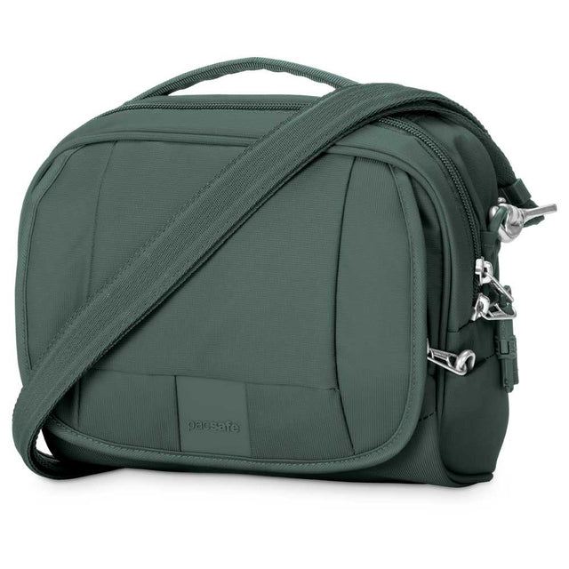 Pacsafe Metrosafe 140 compact shoulder bag, pine green