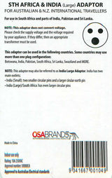 OSA South Africa adaptor plug
