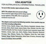 OSA Travel Adaptor for USA, Canada