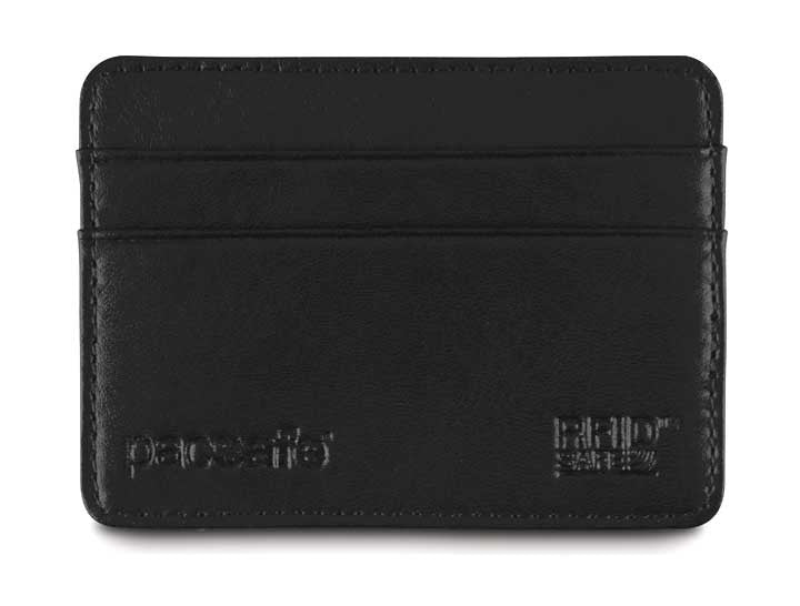 Pacsafe RFIDexecutive 25 RFID-blocking leather credit card holder