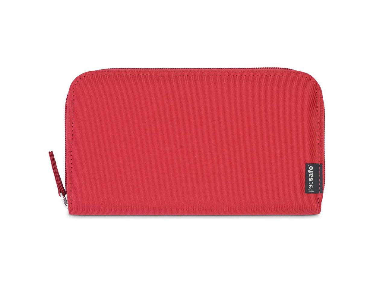 Pacsafe RFIDsafe LX250 RFID-blocking zippered travel wallet