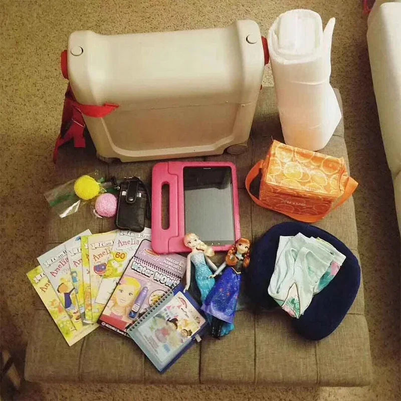 Multi Function Sleeping Ride on Kids Suitcase on Wheels