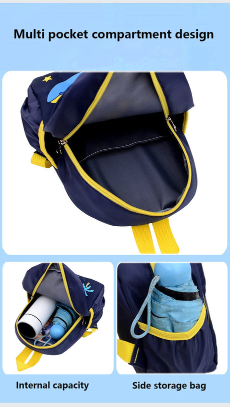 New Kids Backpack School Bag Cartoon Cute Dinosaur Printed Backpack Kindergarten Travel Primary School Bookbag