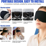 3D Sleep Eye Mask Head Strap with Eye Mask & Pillow Head Supports