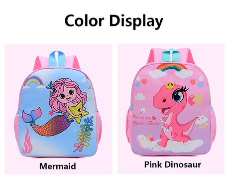New Kids Backpack School Bag Cartoon Cute Dinosaur Printed Backpack Kindergarten Travel Primary School Bookbag