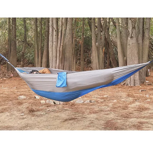 Outdoor Camping Hammock Lightweight 260x140cm Portable Travel Lightblue