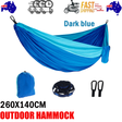 Outdoor Camping Hammock Lightweight 260x140cm Portable Travel Darkblue