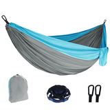 Outdoor Camping Hammock Lightweight 260x140cm Portable Travel Grey
