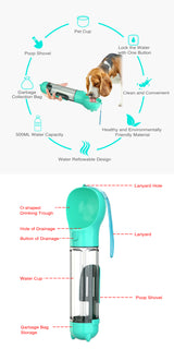 4 in 1 Portable Pet Feeder