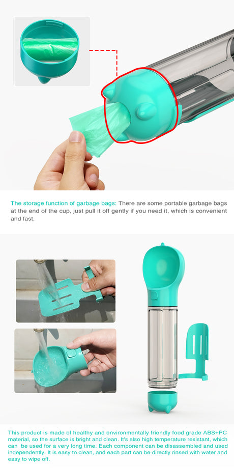 4 in 1 Portable Pet Feeder