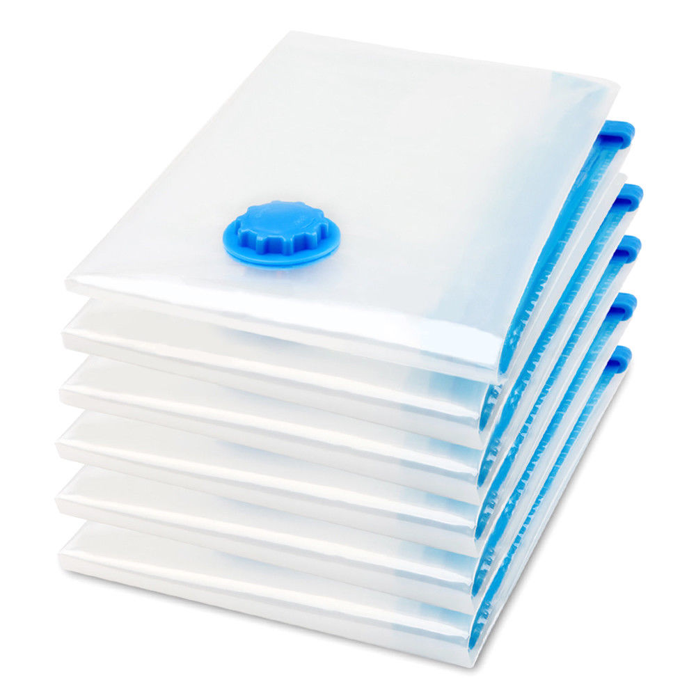 6 Pcs Set Vacuum Storage Bags Space Saver Seal
