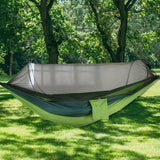 Camping Hammock Tent Set Double Outdoor Hanging Bed With Mosquito Net For Travel - Camouflage