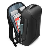 Large Capacity Waterproof Laptop Backpack with Usb Port for Business Travel - Light Grey