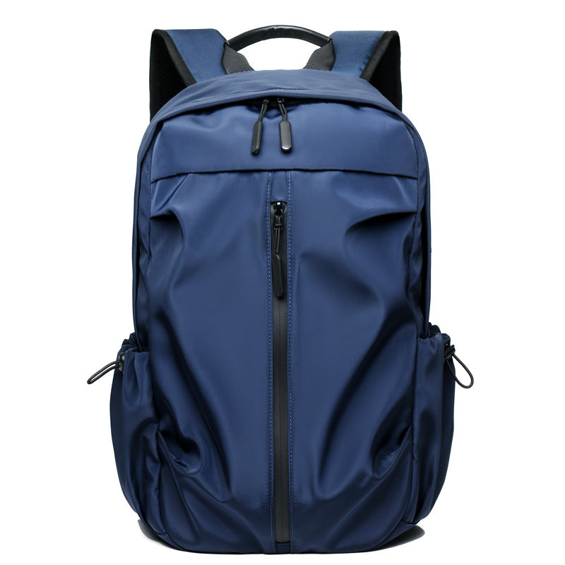 Blue Business Casual Laptop Backpack with USB Charging Port - Travel ...